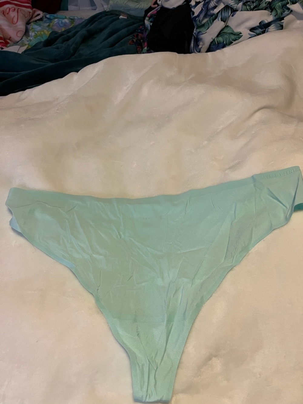 Savage X Fenty Light Mint Green Seamless Bikini Panty